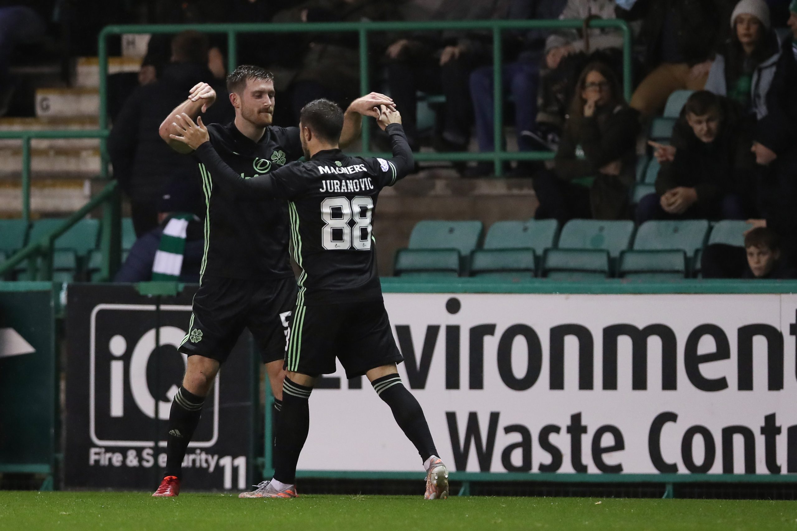 Current Celtic right-backs Josip Juranovic and Anthony Ralston