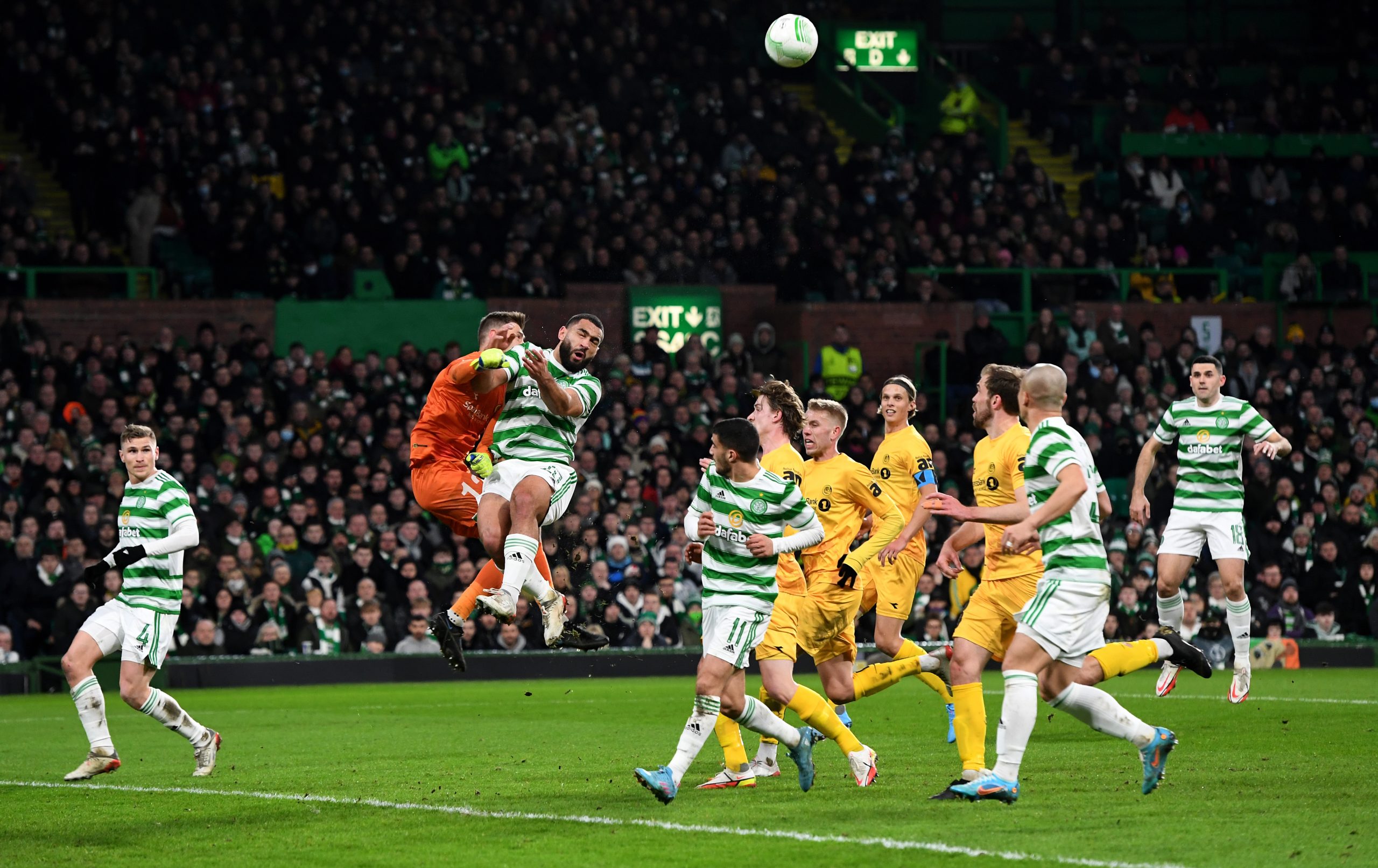 Celtic defender Cameron Carter-Vickers in action