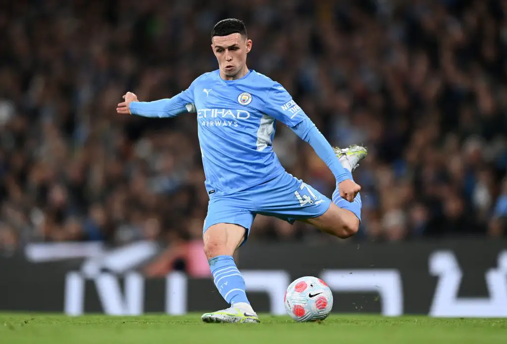 Phil Foden of Manchester CIty