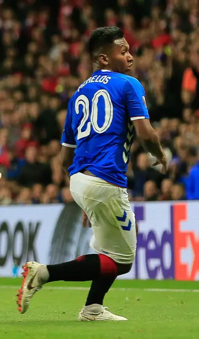 Rangers striker Alfredo Morelos