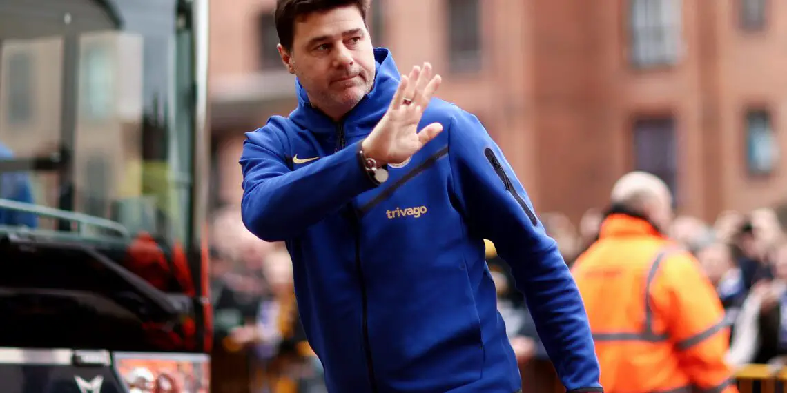 WOLVERHAMPTON, ENGLAND - DECEMBER 24: Mauricio Pochettino, Manager of Chelsea, acknowledges the fans as he arrives at the stadium prior to the Premier League match between Wolverhampton Wanderers and Chelsea FC at Molineux on December 24, 2023 in Wolverhampton, England. (Photo by Naomi Baker/Getty Images)