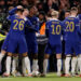 LONDON, ENGLAND - FEBRUARY 28: Conor Gallagher of Chelsea celebrates scoring his team's third goal with teammate Levi Colwill during the Emirates FA Cup Fifth Round match between Chelsea and Leeds United at Stamford Bridge on February 28, 2024 in London, England. (Photo by Ryan Pierse/Getty Images)