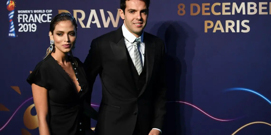 Kaka and his wife Carolina Dias