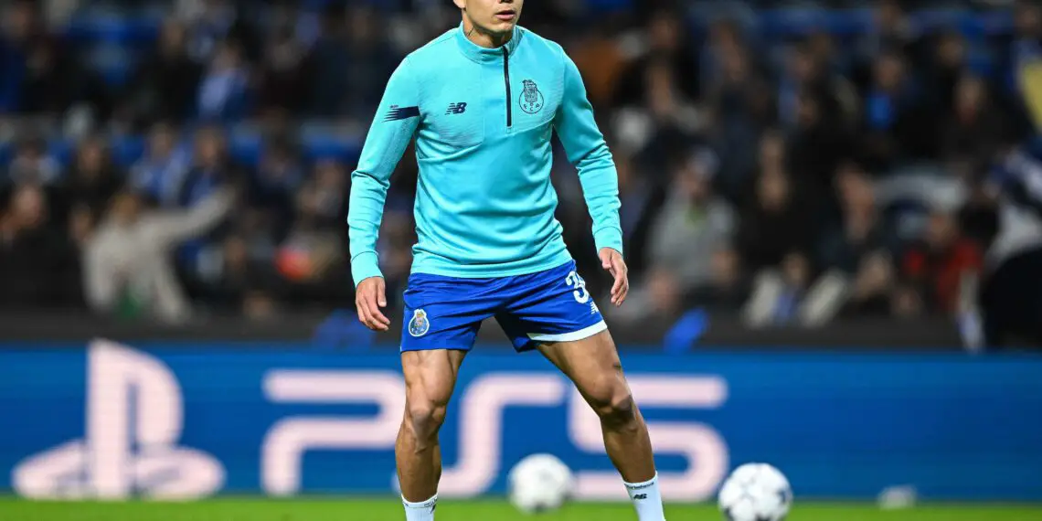 PORTO, PORTUGAL - DECEMBER 13: Evanilson of FC Porto in action during the warmup prior to UEFA Champions League match between FC Porto and FC Shakhtar Donetsk at Estadio do Dragao on December 13, 2023 in Porto, Portugal. (Photo by Octavio Passos/Getty Images)