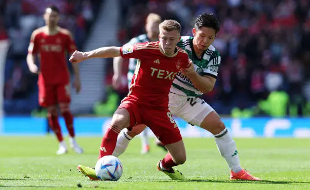 Rangers target Connor Barron in action against Celtic
