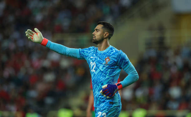 Manchester City target Diogo Costa in action for Portugal