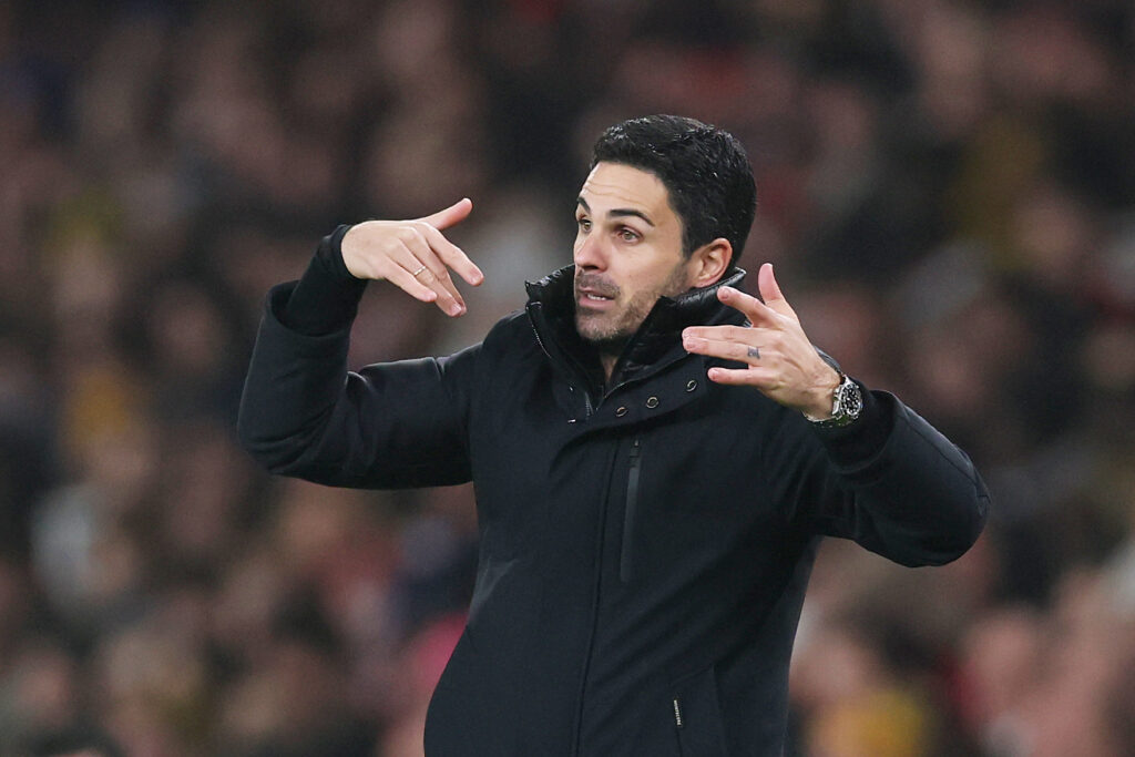 Mikel Arteta, manager of Arsenal