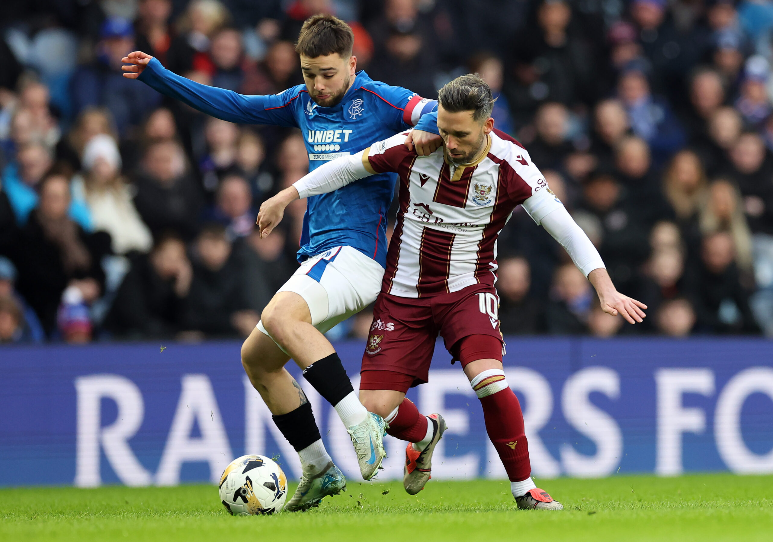 Rangers midfielder Nicolas Raskin in action