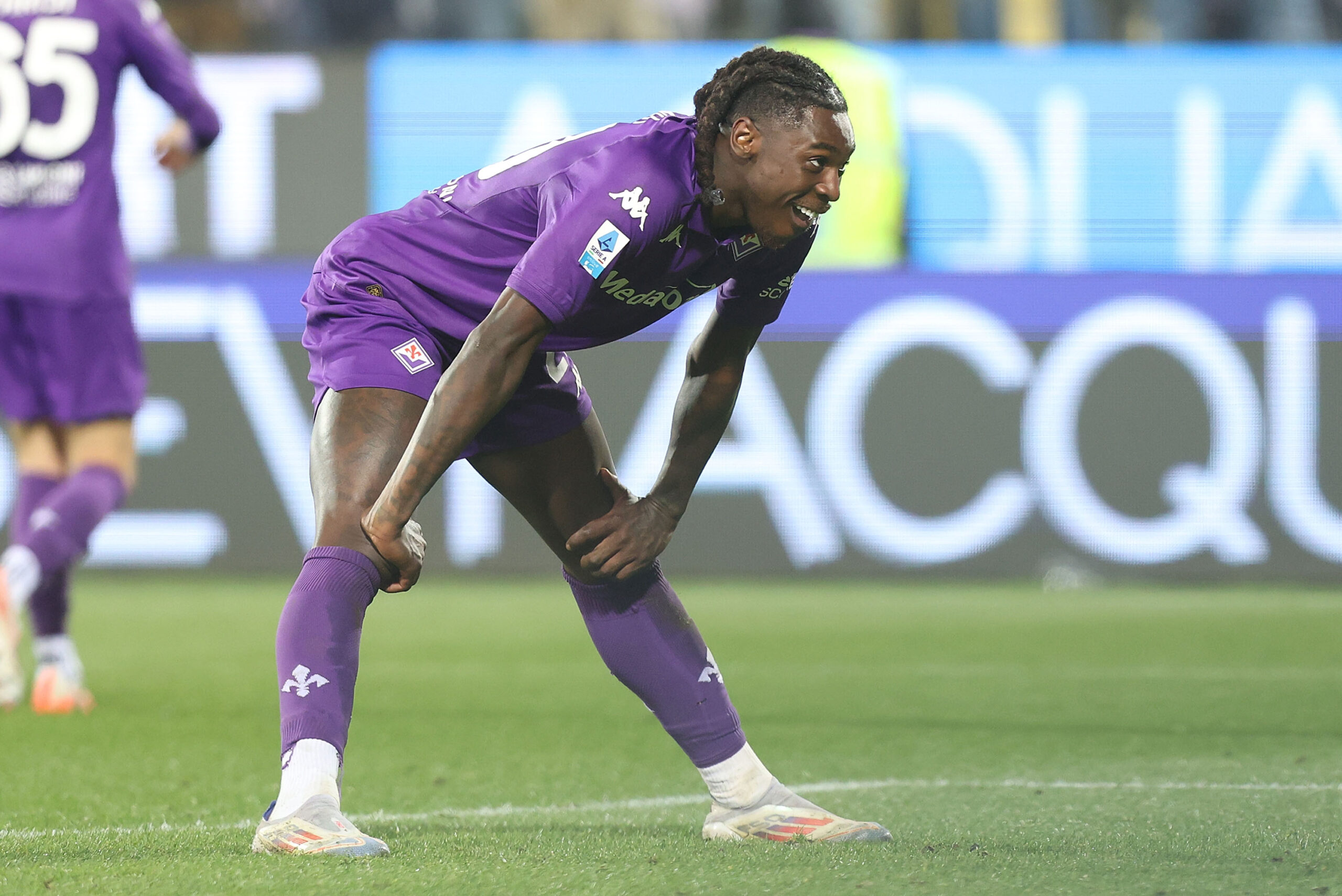 Arsenal target Moise Kean in action for Fiorentina