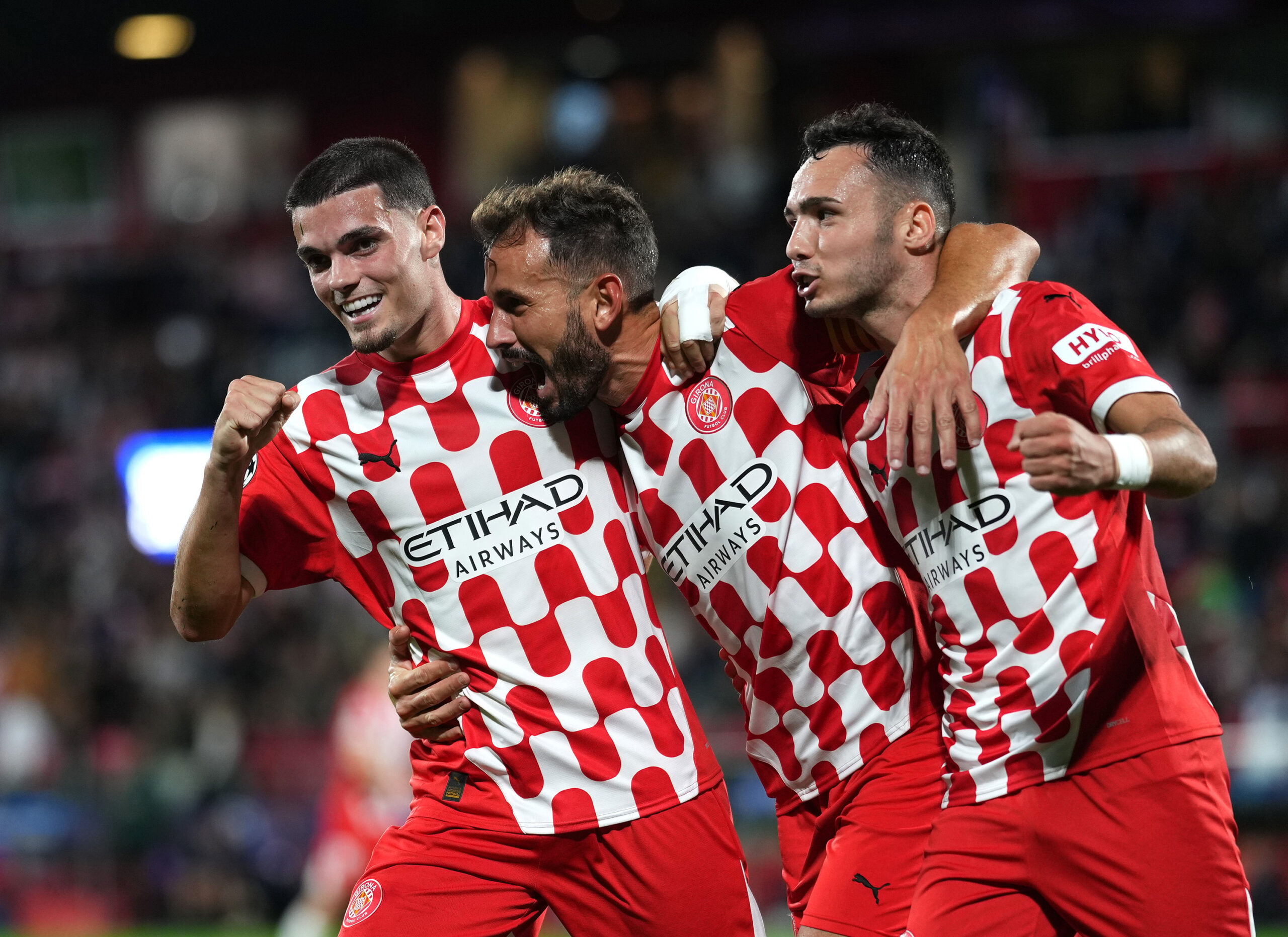Liverpool target Gutierrez celebrates for Girona