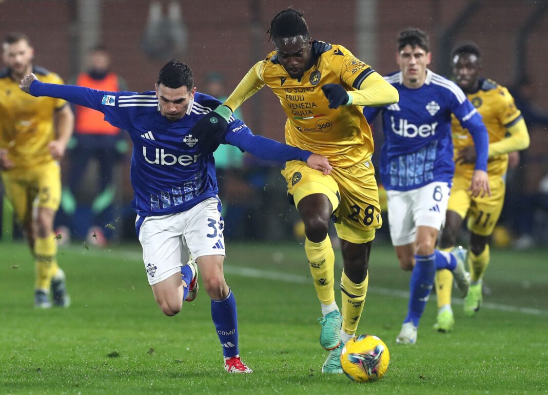 Como 1907 v Udinese Calcio - Serie A West Ham target Oumar Solet