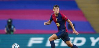 Andreas Christensen of FC Barcelona