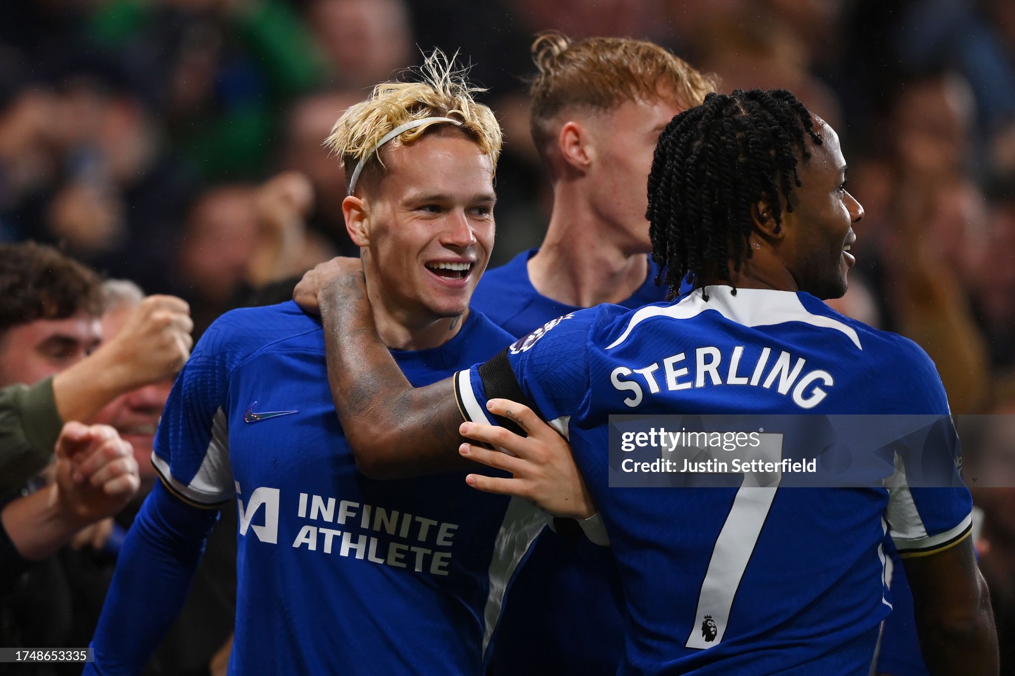 Chelsea attacking pair Sterling and Mudryk
