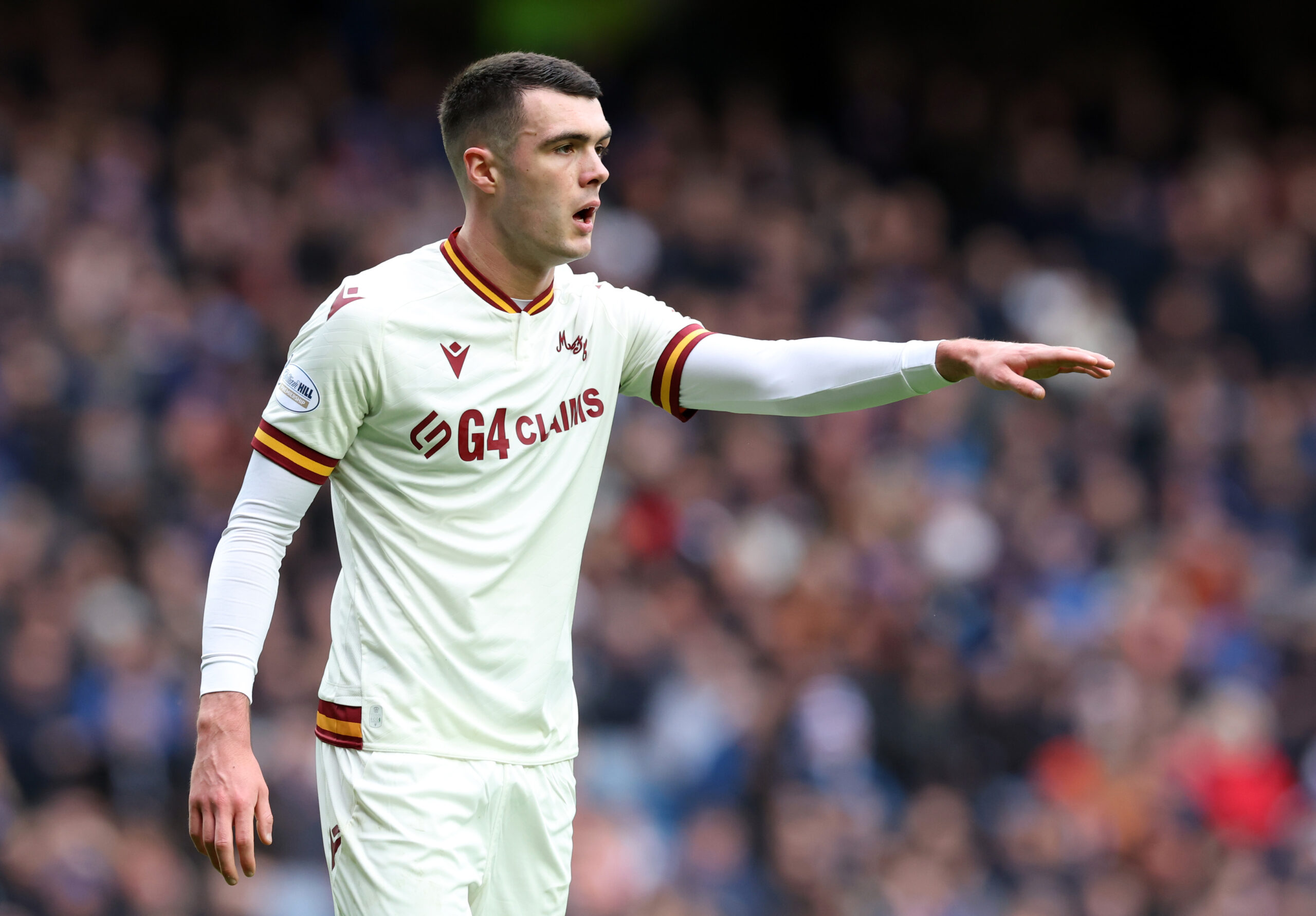 Celtic target Lennon Millar in action against Rangers