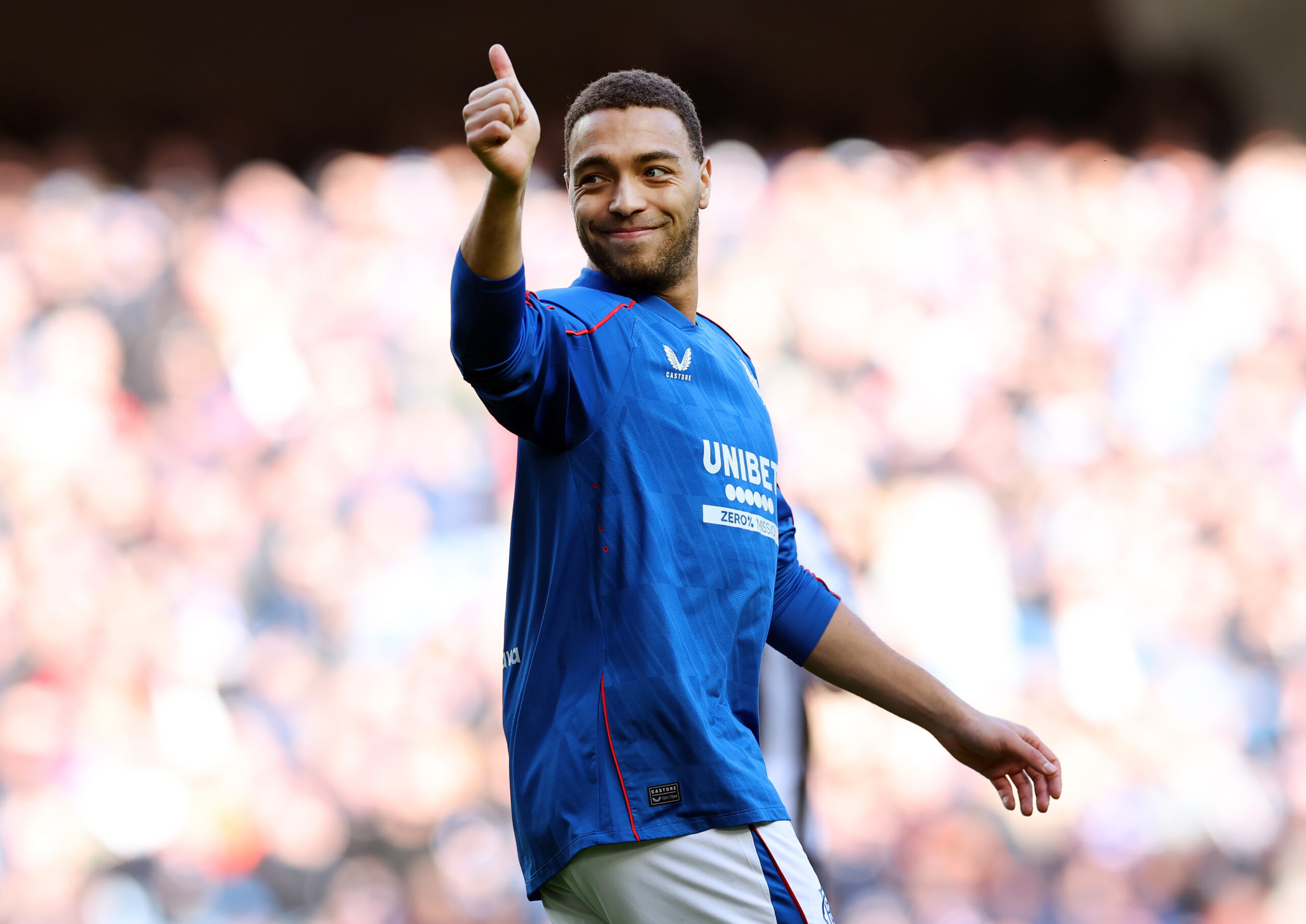 Rangers striker Cyriel Dessers in action against St Mirren