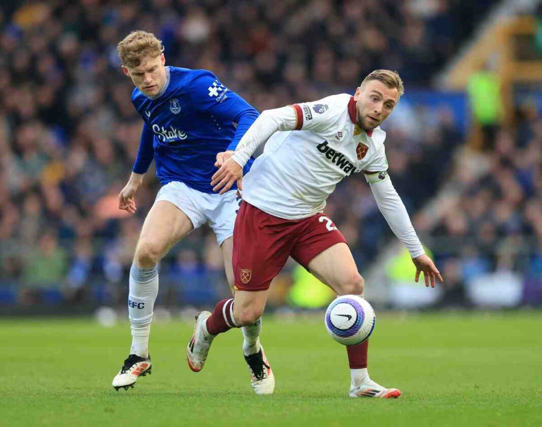 everton-fc-v-west-ham-united-fc-premier-league (1) Jarrod Bowen of West Ham United