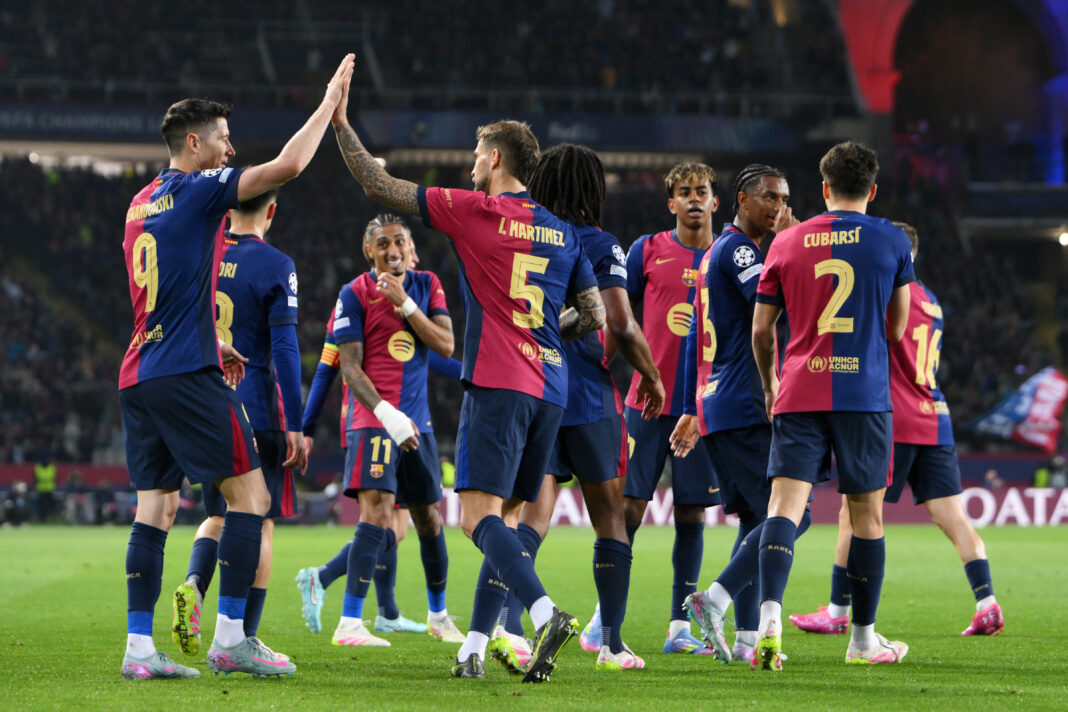 FC Barcelona v Borussia Dortmund - UEFA Champions League 2024/25 Quarter Final First Leg Barcelona