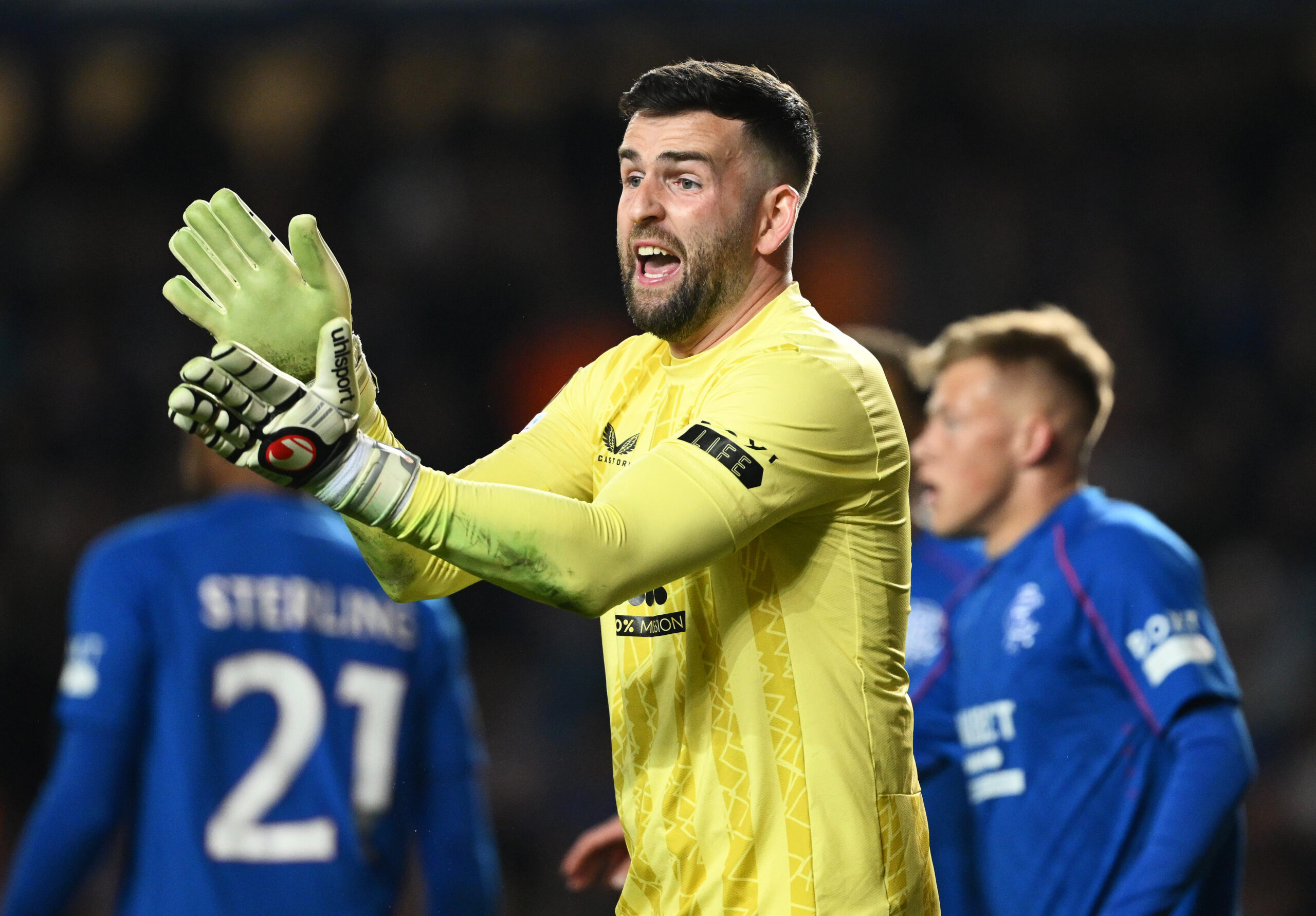 Rangers keeper Liam Kelly
