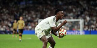 Vinicius Junior of Real Madrid