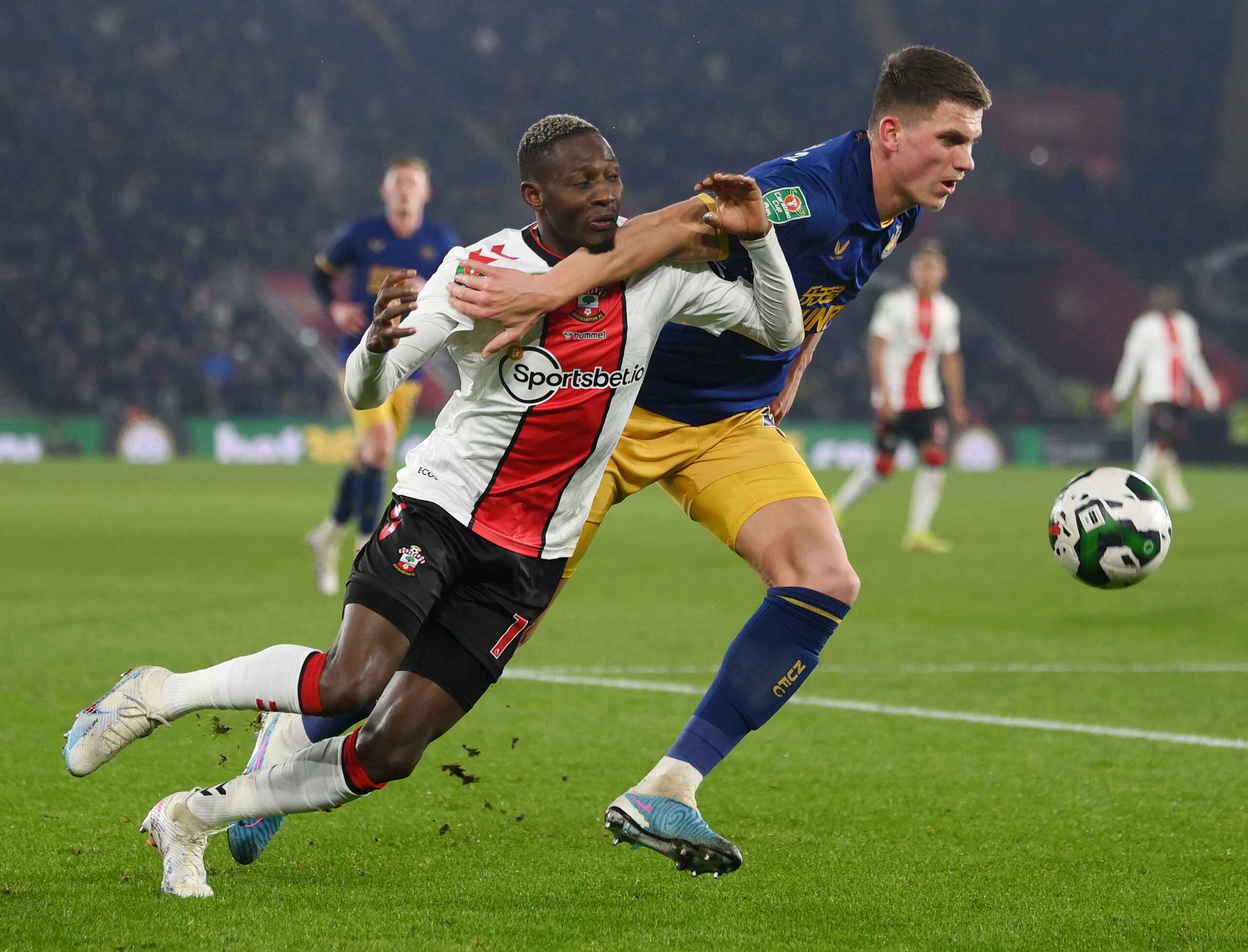 Rangers target Djenepo in action against Newcastle united
