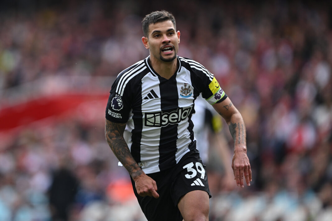Arsenal FC v Newcastle United FC - Premier League Bruno Guimaraes From Newcastle United