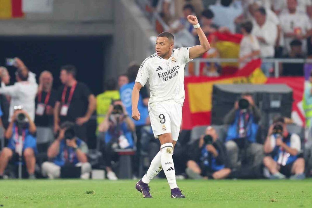 barcelona-v-real-madrid-copa-del-rey-final (1) Kylian Mbappe of Real Madrid