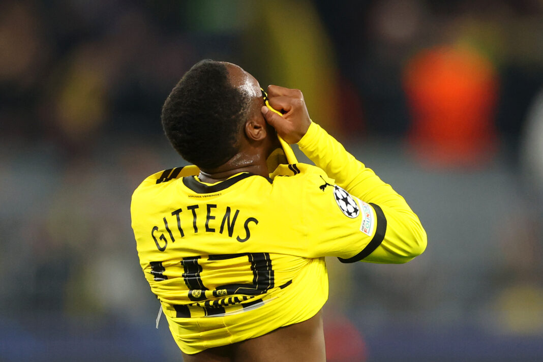 Borussia Dortmund v FC Barcelona - UEFA Champions League 2024/25 Quarter Final Second Leg Jamie Gittens linked to Arsenal