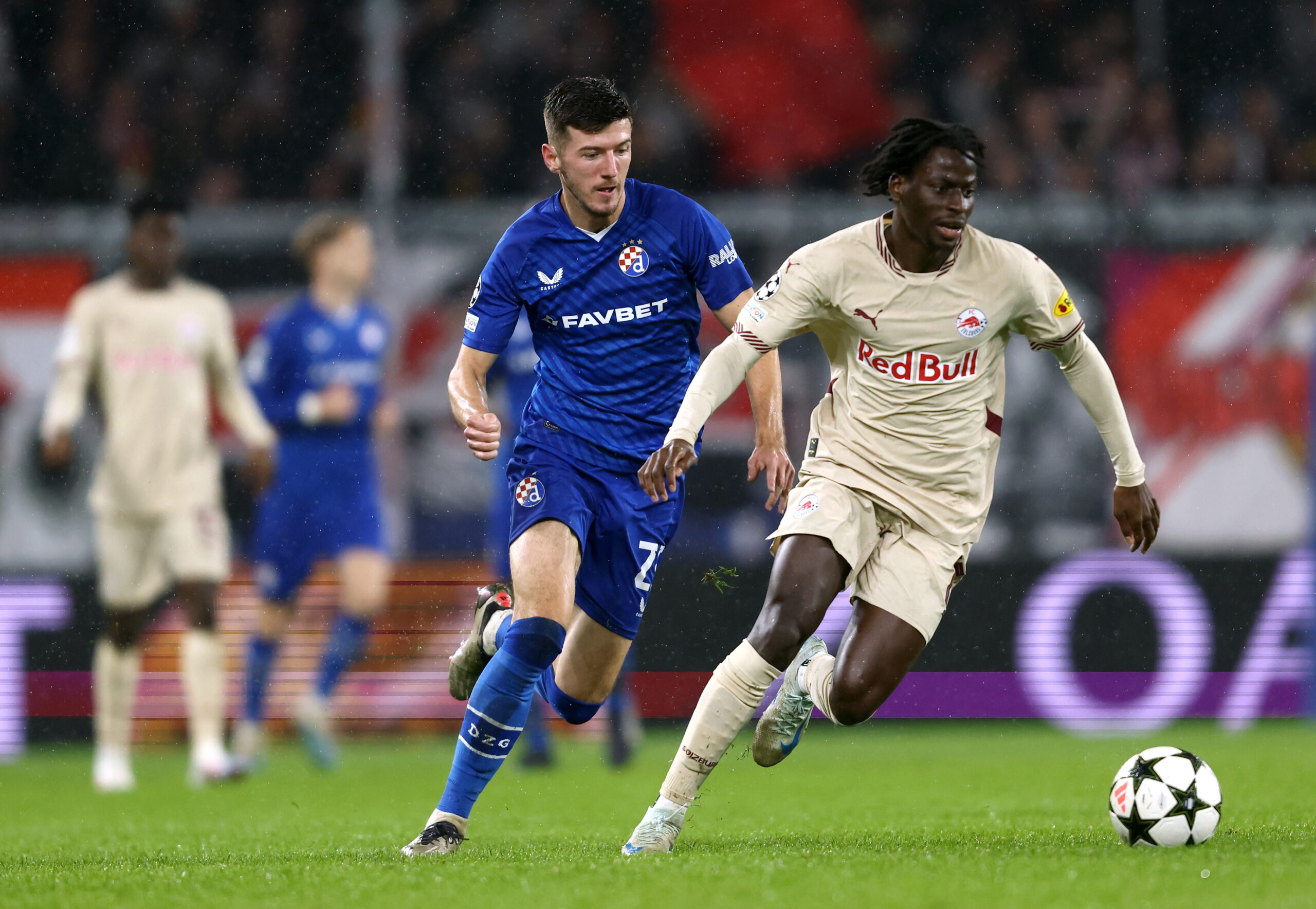 West Ham United target Mamady Diambou in action for Red Bull Salzburg