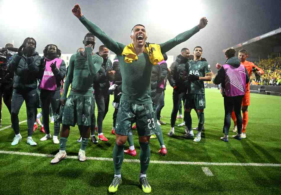 fk-bodo-glimt-v-tottenham-hotspur-uefa-europa-league-2024-25-semi-final-second-leg (1) Richarlison of Tottenham