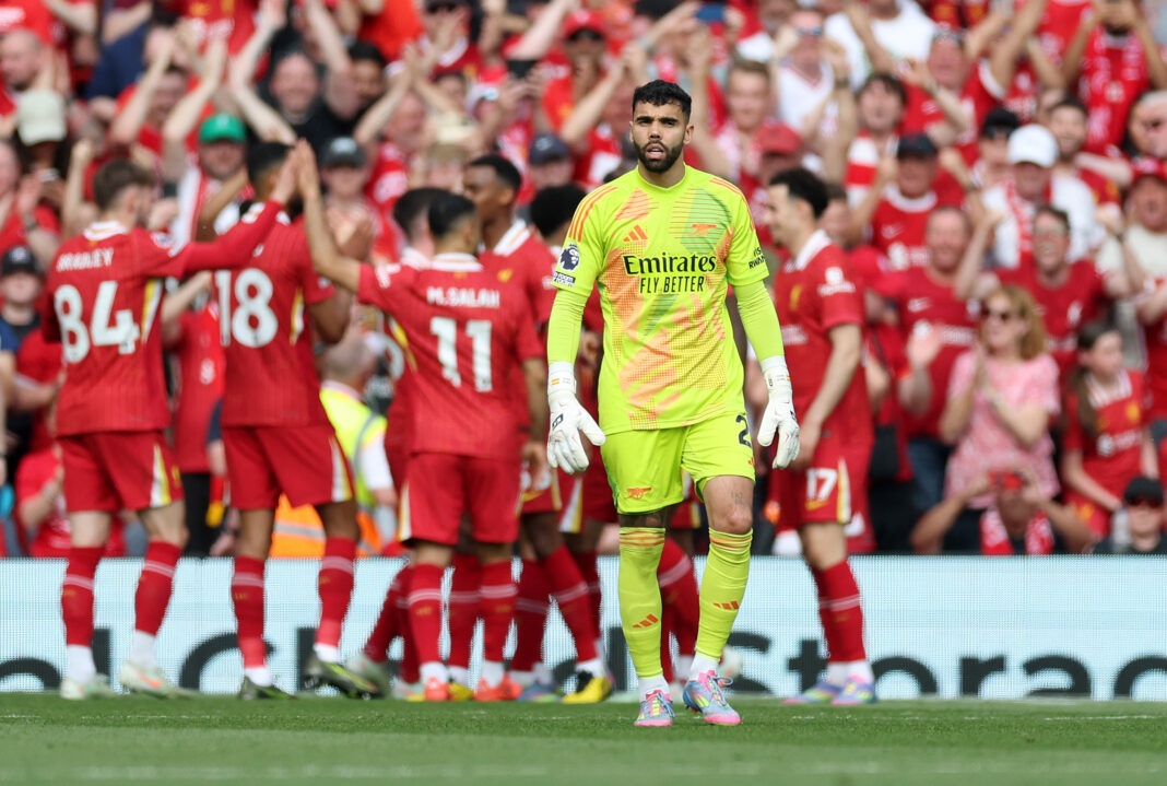Liverpool FC v Arsenal FC - Premier League David Raya linked to Real Madrid