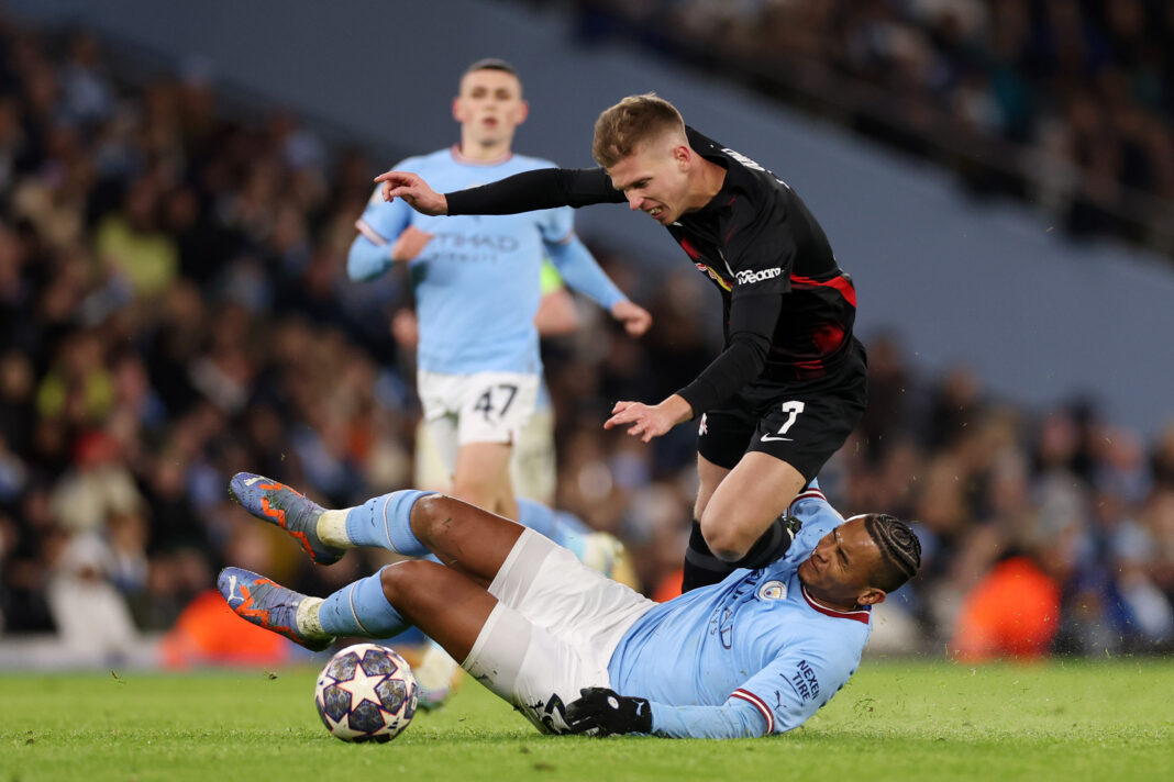 Olmo against Manchester City