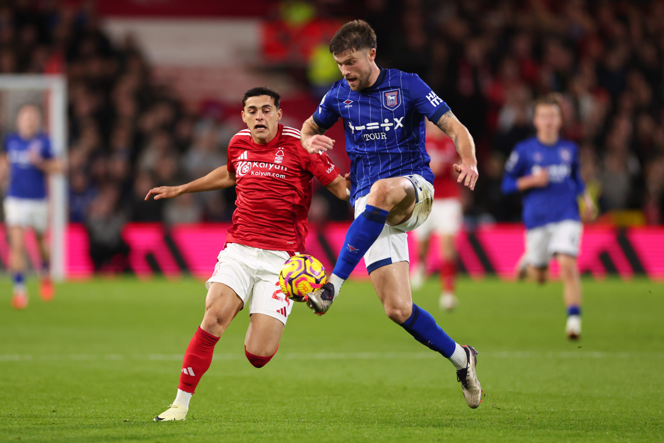 Rangers target Burgess in action for Ipswich Town