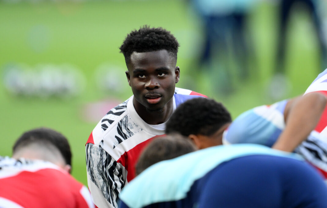 Paris Saint-Germain v Arsenal FC - UEFA Champions League 2024/25 Semi Final Second Leg Bukayo Saka Arsenal