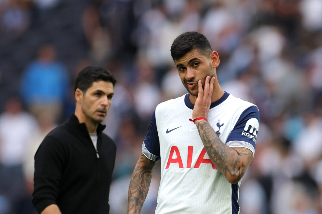 Tottenham Hotspur FC v Arsenal FC - Premier League Christian Romero of Tottenham