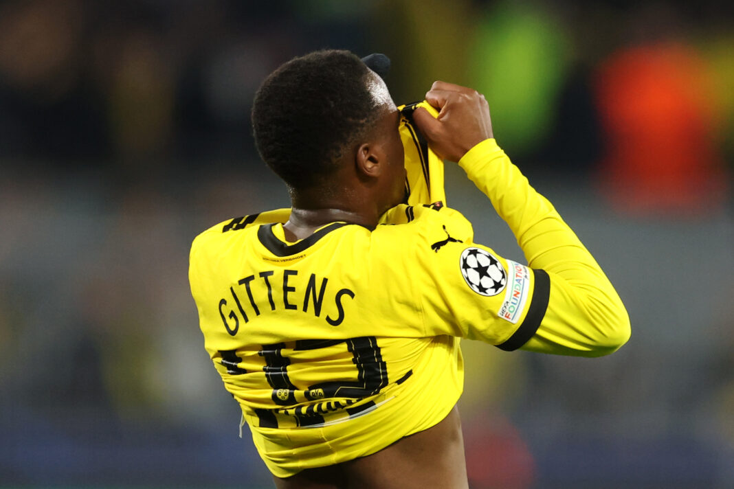 Borussia Dortmund v 	FC Barcelona - UEFA Champions League 2024/25 Quarter Final Second Leg Jamie Gittens linked to Chelsea