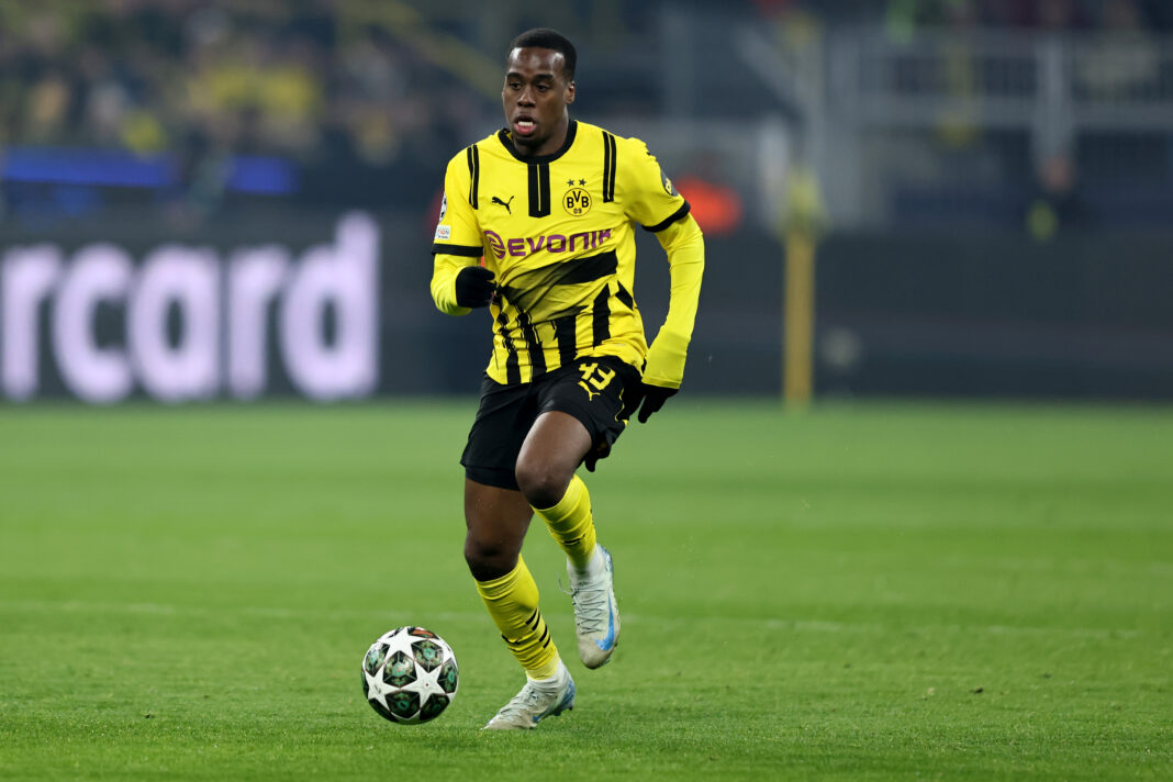 Borussia Dortmund v LOSC Lille - UEFA Champions League 2024/25 Round of 16 First Leg Chelsea Have Their Initial Offer Of Around €35 Million Rejected For Jamie Gittens
