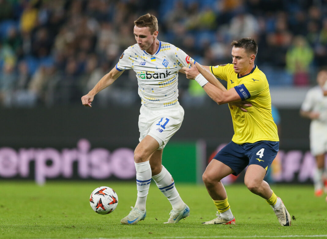 FC Dynamo Kyiv v S.S. Lazio - UEFA Europa League 2024/25 League Phase MD1 Sunderland target Vladyslav Vanat