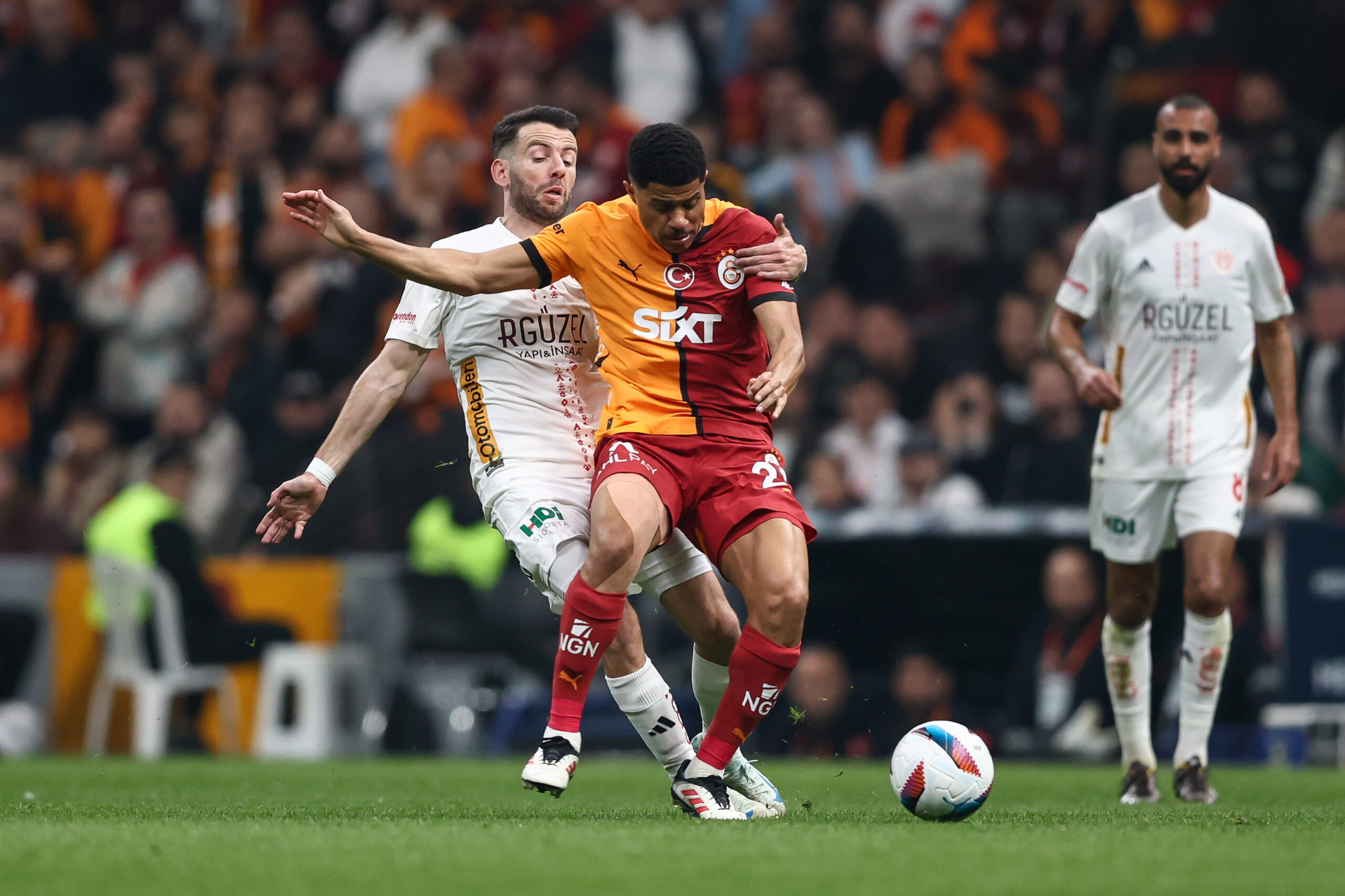 Aston Villa target Sara in action for Galatasaray