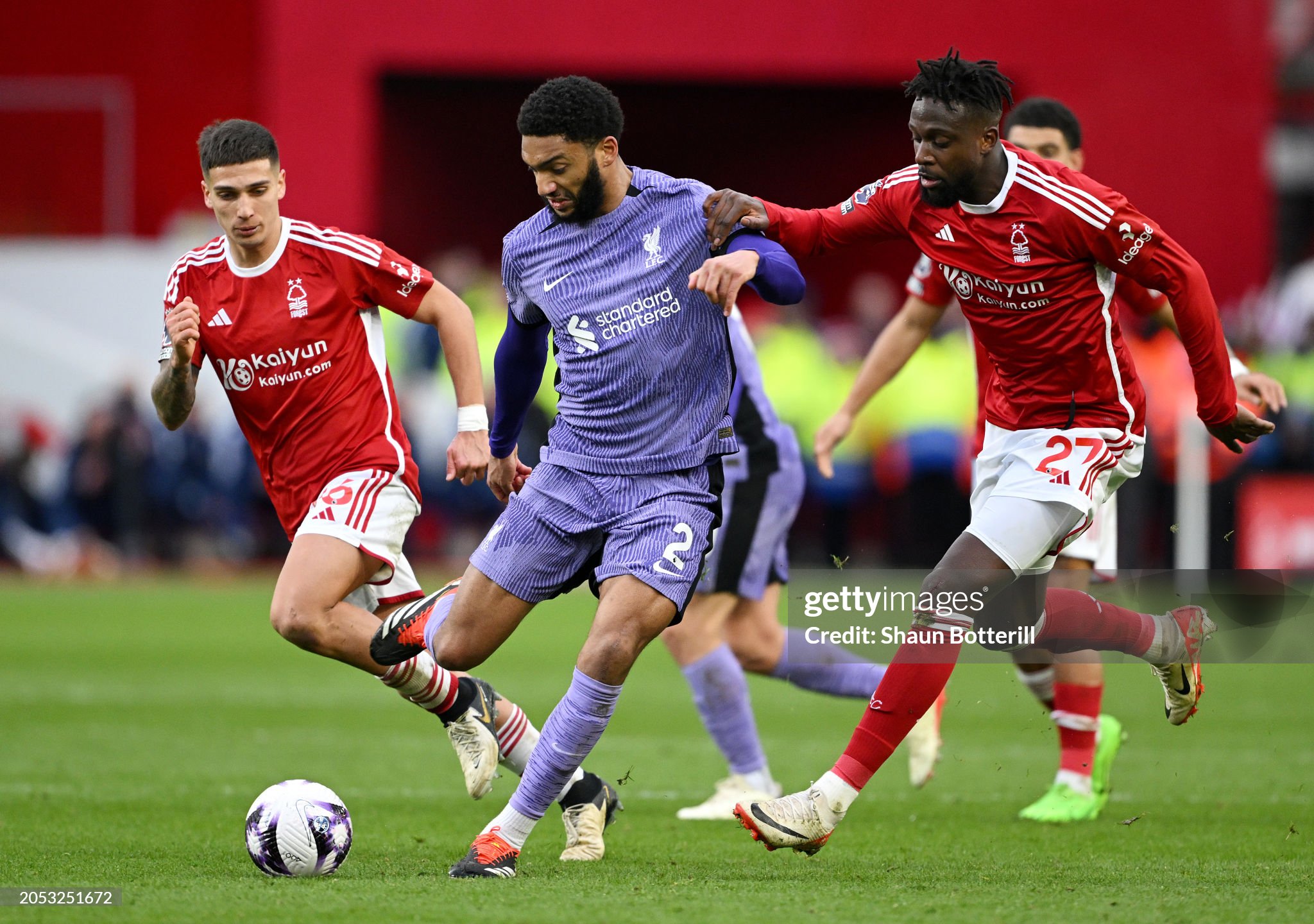 Sunderland target Joe Gomez in action against Nottingham Forest