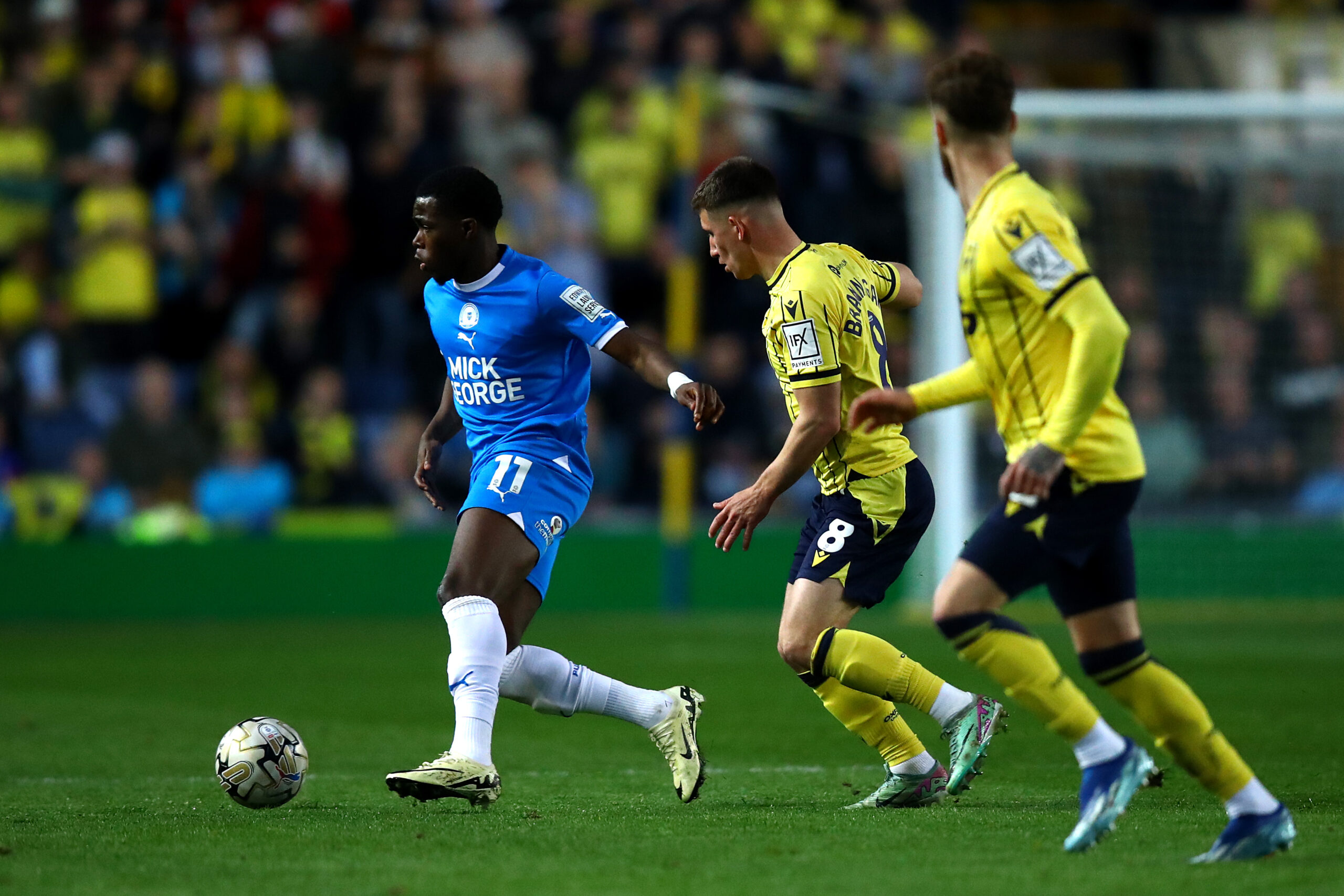Rangers target Poku in action against Oxford United