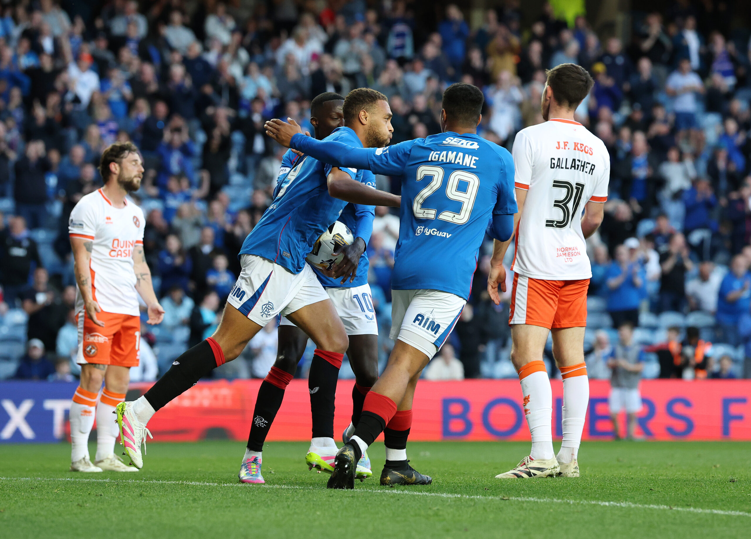 Rangers striker duo Igamane and Dessers