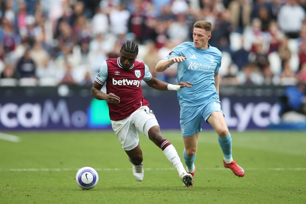 West Ham United FC v Nottingham Forest FC - Premier League Tottenham Hotspur