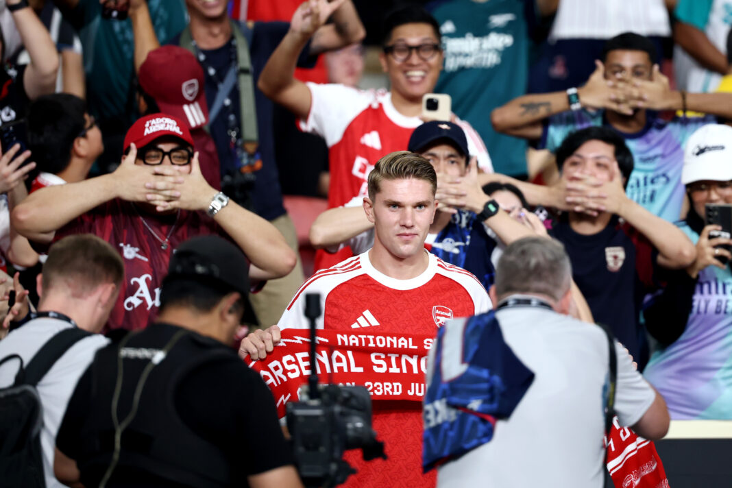 Arsenal v Newcastle: Pre-Season Friendly Viktor Gyoekeres of Arsenal