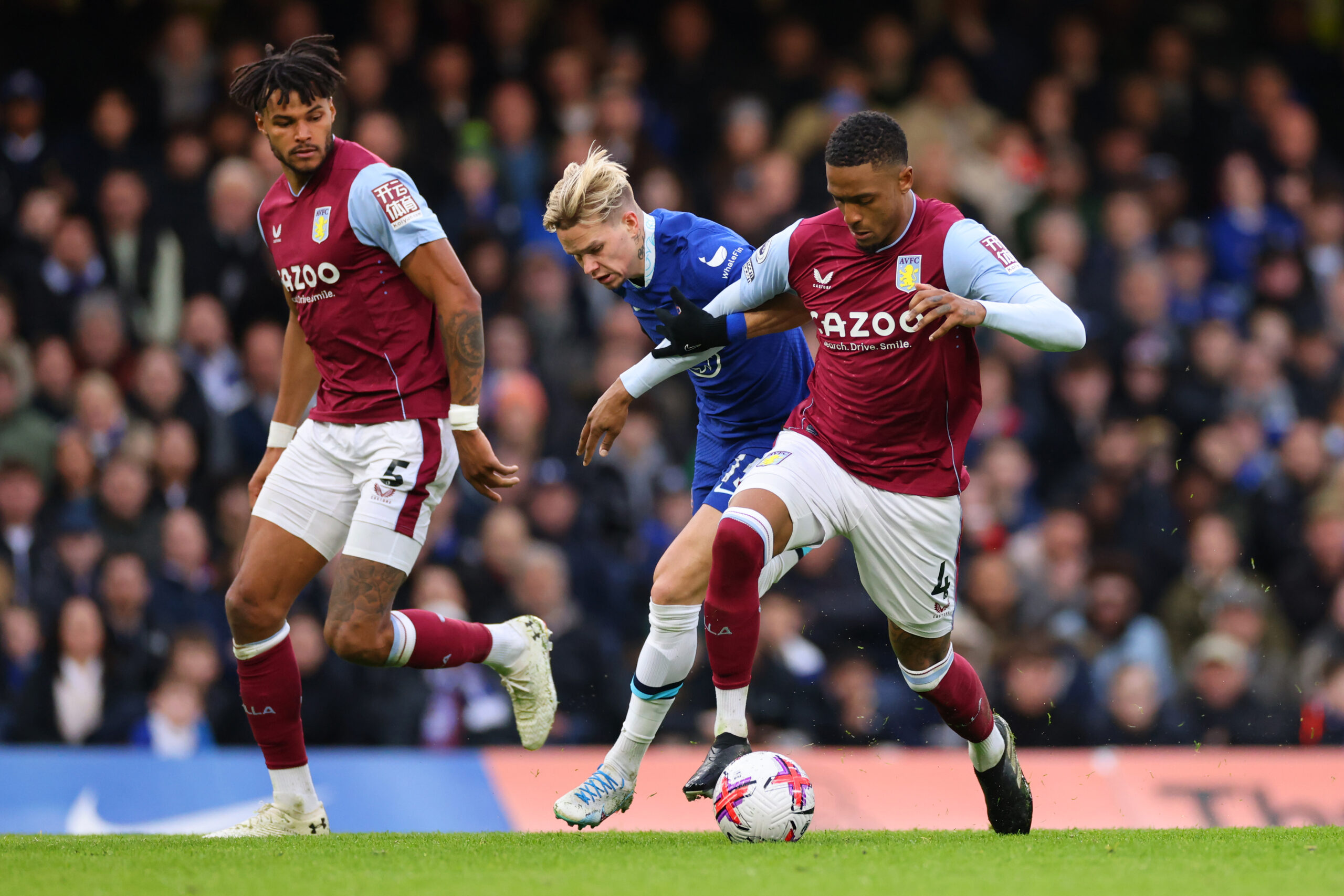 Aston Villa defensive duo Konsa and Mings.