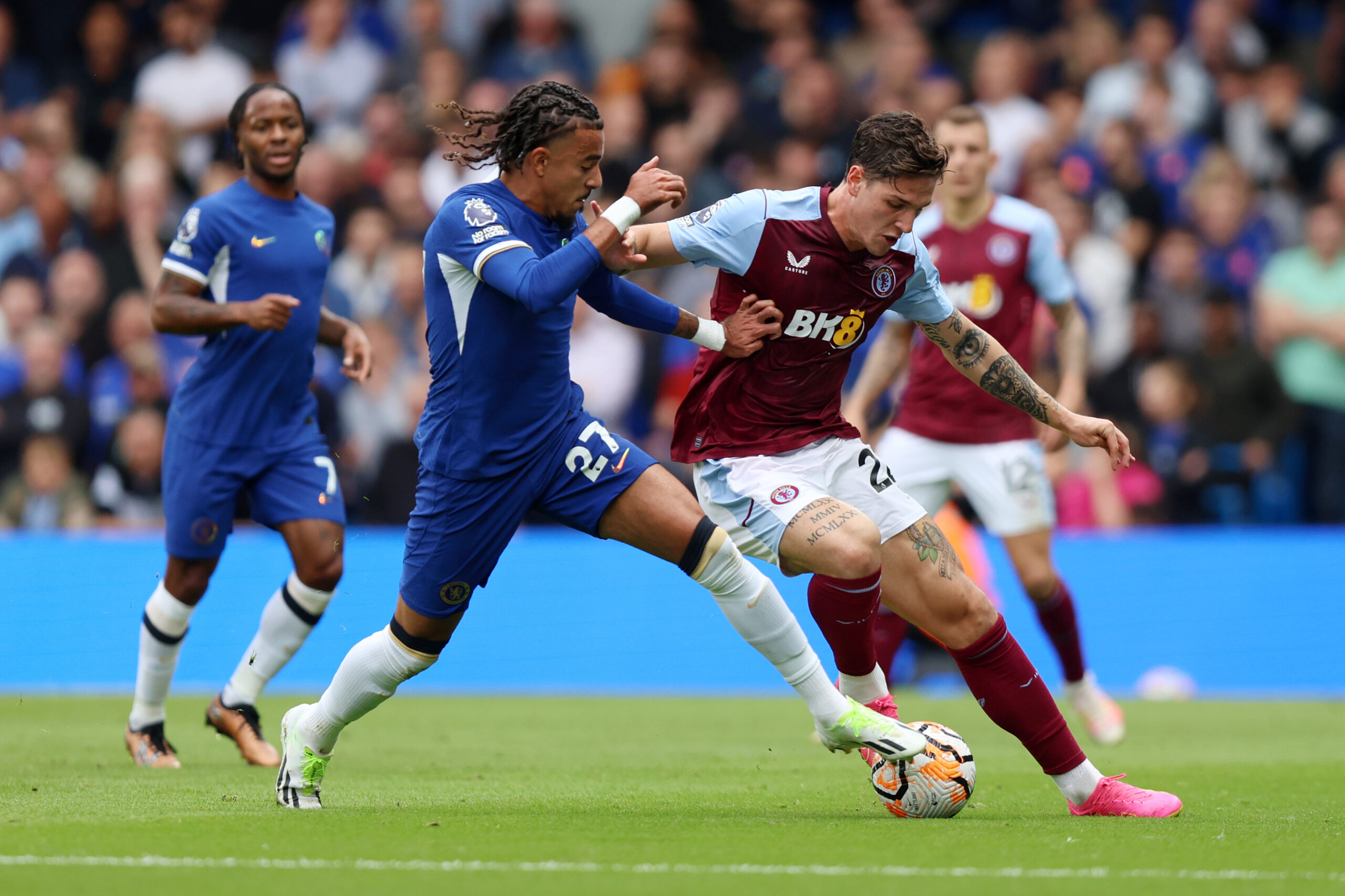 Sunderland target Zaniolo in action for Aston Villa