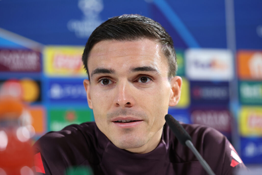 FC Bayern Muenchen Training Session And Press Conference - UEFA Champions League 2024/25 League Phase MD4 Manchester United