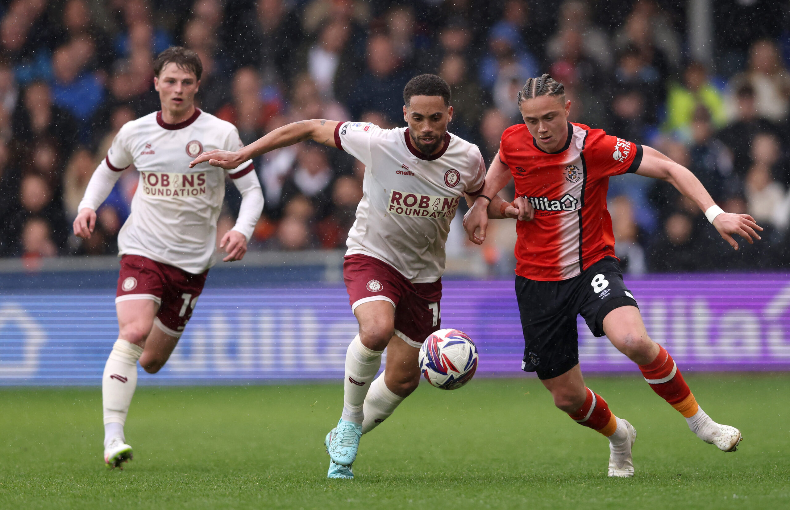 Rangers target Aasgaard in action for Luton Town