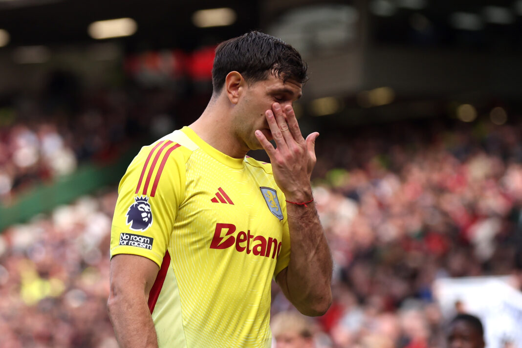 Manchester United FC v Aston Villa FC - Premier League Emi Martinez Aston Villa