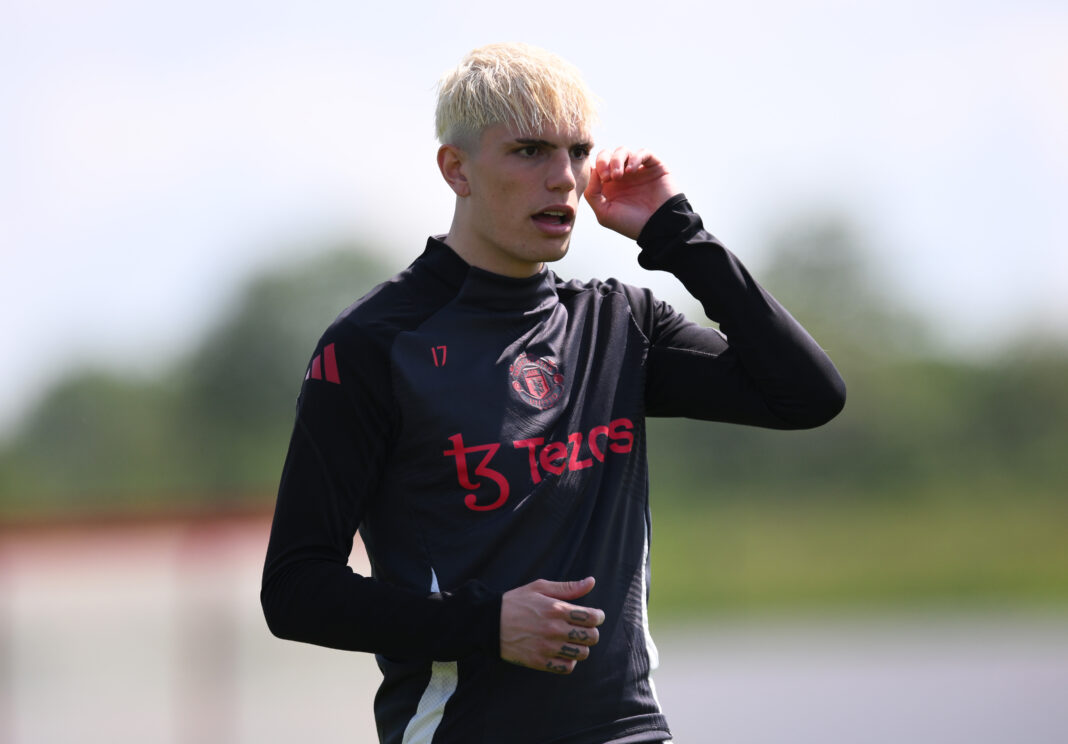 Manchester United Training Session And Press Conference - UEFA Europa League Final 2025 Chelsea