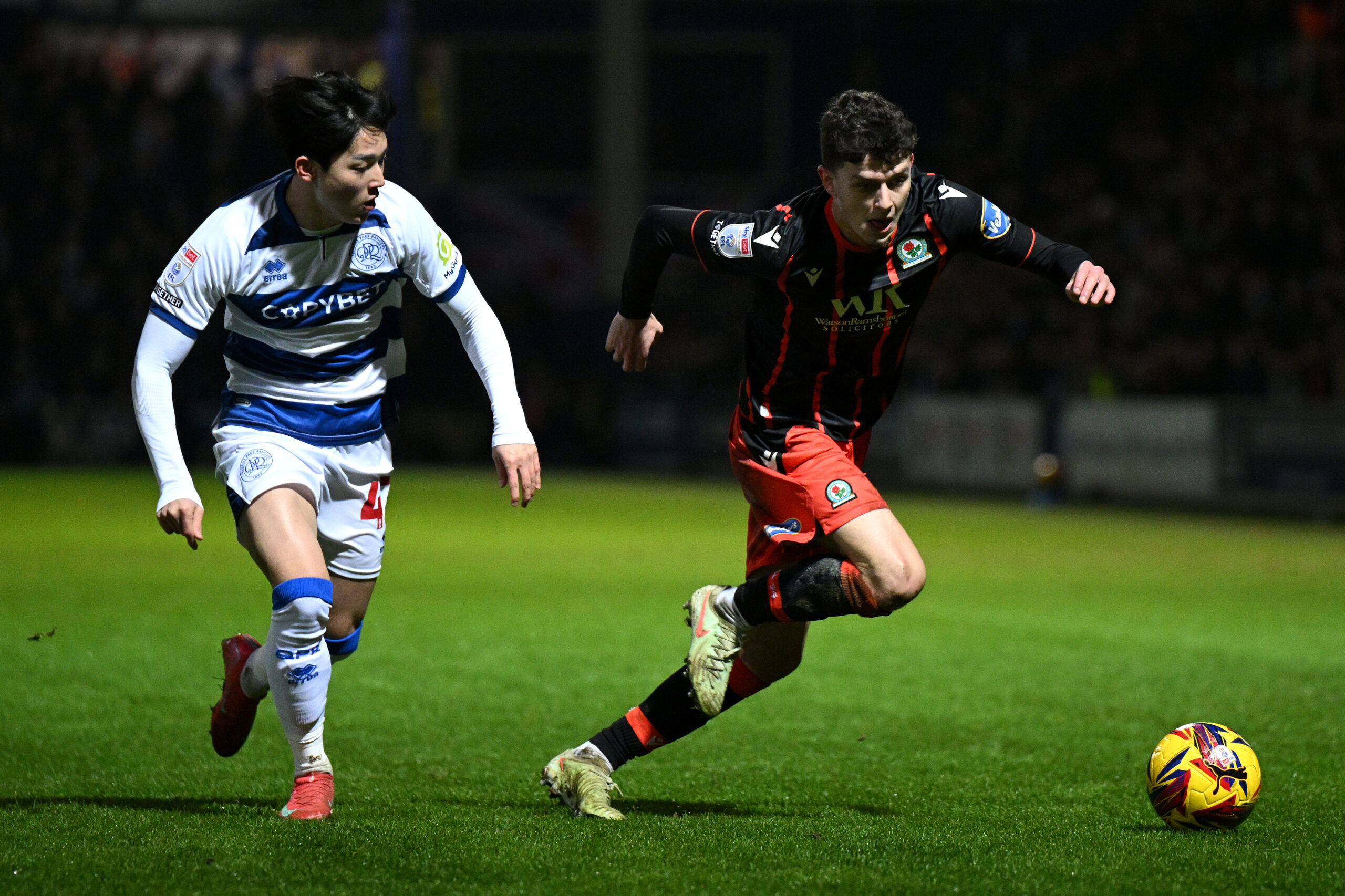 Rangers target Beck in action for Blackburn